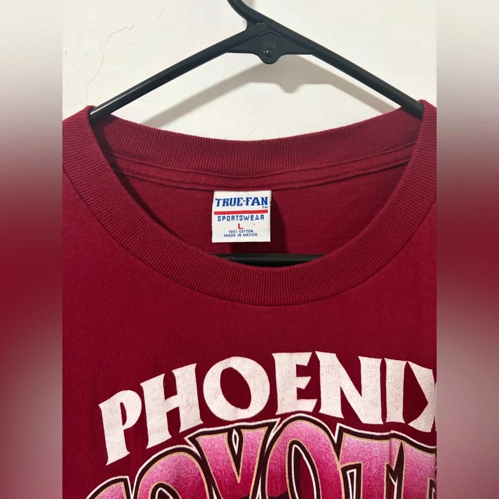 Vintage True Fan Phoenix Coyotes NHL tee shirt - Mens size large - Picture 2 of 4